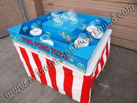 Ping Pong Toss carnival game rentals Scottsdale